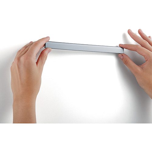 DURABLE Magnetic Strip Hanging Rail Black - 10 / Pack (470601)