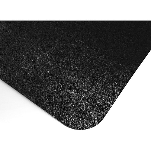 Advantagemat Black Advantagemat&reg; Black Vinyl Rectangular Chair Mat for Carpets - 48" x 60" Carpeted Floor - 60" Length x 48" Width x 0.090" Depth x 0.090" Thickness - Rectangular - Classic - Polyvinyl Chloride (PVC), Vinyl - Black - 1 E (FC114860LEBV)