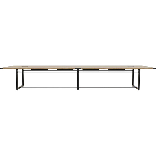 Mayline Mirella 16' Sitting-Height Conference Tables 1.6" Thickness Table Top, 29.5" Height x 16 ft Width x 47.3" Depth - Finish: Sand Dune - 1 Each (MRS16SDD)