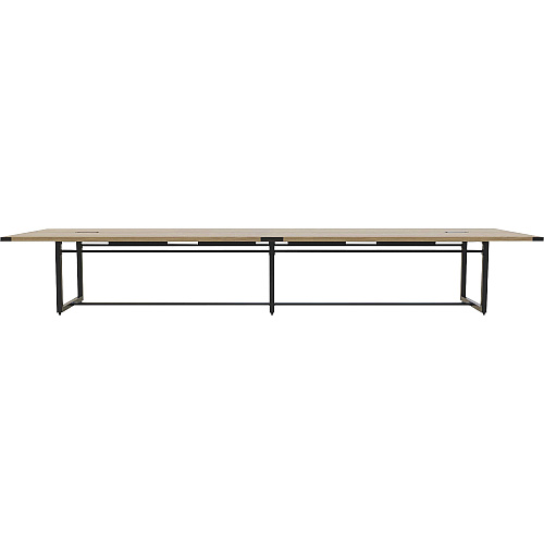 Mayline Mirella 16' Sitting-Height Conference Tables 1.6" Thickness Table Top, 29.5" Height x 16 ft Width x 47.3" Depth - Finish: Sand Dune - 1 Each (MRS16SDD)