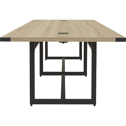 Mayline Mirella 16' Sitting-Height Conference Tables 1.6" Thickness Table Top, 29.5" Height x 16 ft Width x 47.3" Depth - Finish: Sand Dune - 1 Each (MRS16SDD)