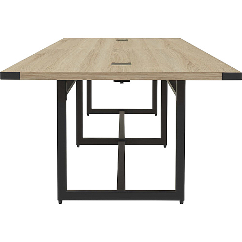 Mayline Mirella 16' Sitting-Height Conference Tables 1.6" Thickness Table Top, 29.5" Height x 16 ft Width x 47.3" Depth - Finish: Sand Dune - 1 Each (MRS16SDD)