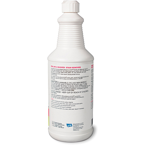 Motsenbockers Lift Off Mötsenböcker's Lift Off Pen/Ink/Marker Stain Remover (4 32 fl oz (1 quart) - Environmentally Friendly, Water Based, Color Safe - White - 1 Each 0903)
