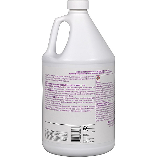 Zep Morado Super Cleaner Concentrate - 128 fl oz (4 quart) - Purple, Clear - 1 Each (85624)
