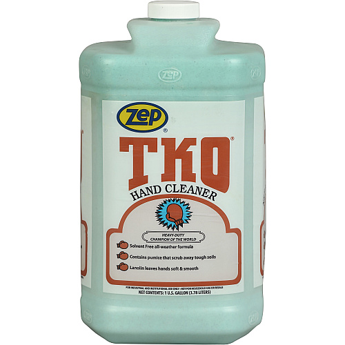 Zep TKO Hand Cleaner Lemon Lime Scent - 1 gal - Dirt Remover, Grime Remover, Grease Remover - Hand - Blue, Opaque - Heavy Duty, Solvent-free, Non-flammable - 1 Each (R54824)