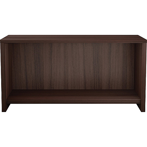 Lorell Essentials Series Wall-Mount Hutch 17" Height x 36" Width x 15" Depth, x 1" Thickness Bottom Panel, x 1" Thickness Side Panel, x 0.6" Thickness Back Panel - Band Edge - Material: Laminate - Finish: Espresso Laminate (LLR18240)