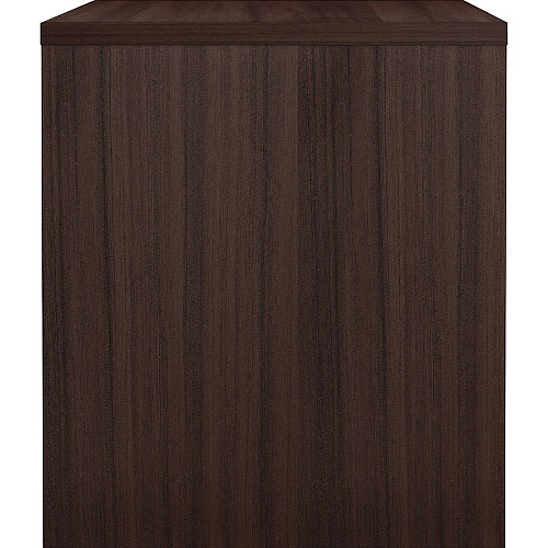 Lorell Essentials Series Wall-Mount Hutch 17" Height x 36" Width x 15" Depth, x 1" Thickness Bottom Panel, x 1" Thickness Side Panel, x 0.6" Thickness Back Panel - Band Edge - Material: Laminate - Finish: Espresso Laminate (LLR18240)