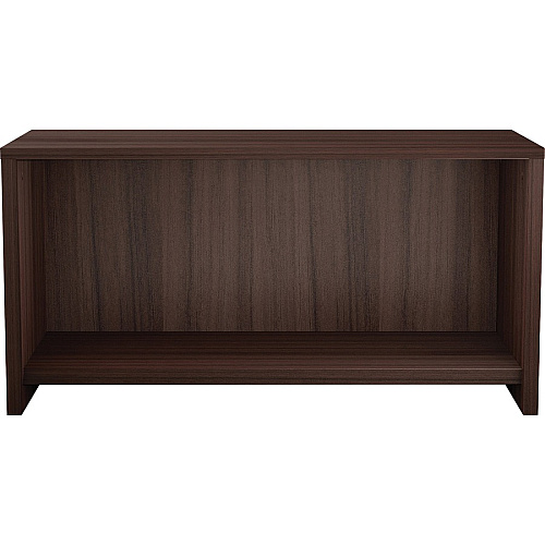 Lorell Essentials Series Wall-Mount Hutch 17" Height x 36" Width x 15" Depth, x 1" Thickness Bottom Panel, x 1" Thickness Side Panel, x 0.6" Thickness Back Panel - Band Edge - Material: Laminate - Finish: Espresso Laminate (LLR18240)
