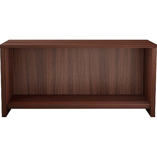 Lorell Essentials Series Wall-Mount Hutch 17" Height x 36" Width x 15" Depth, x 1" Thickness Bottom Panel, x 1" Thickness Side Panel, x 0.6" Thickness Back Panel - Band Edge - Material: Laminate - Finish: Espresso Laminate (LLR18240)