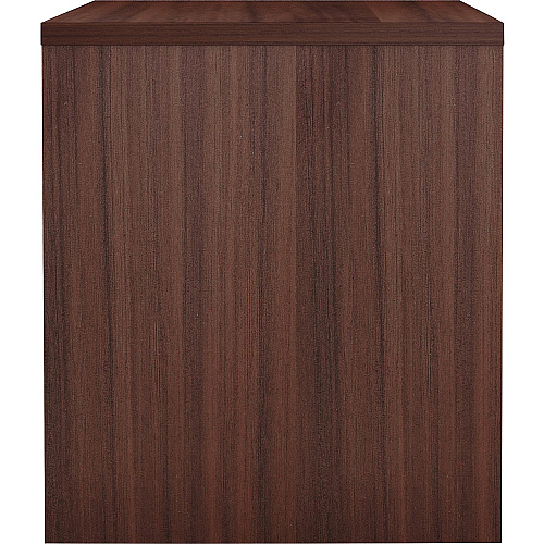Lorell Essentials Series Wall-Mount Hutch 17" Height x 36" Width x 15" Depth, x 1" Thickness Bottom Panel, x 1" Thickness Side Panel, x 0.6" Thickness Back Panel - Band Edge - Material: Laminate - Finish: Espresso Laminate (LLR18240)