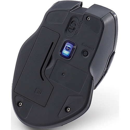 Verbatim USB-C&trade; Wireless Blue LED Mouse - Red Blue LED/Optical - Wireless - Radio Frequency - 2.40 GHz - Red - USB Type C - 1600 dpi - 6 Button(s) - 1 Each (70246)