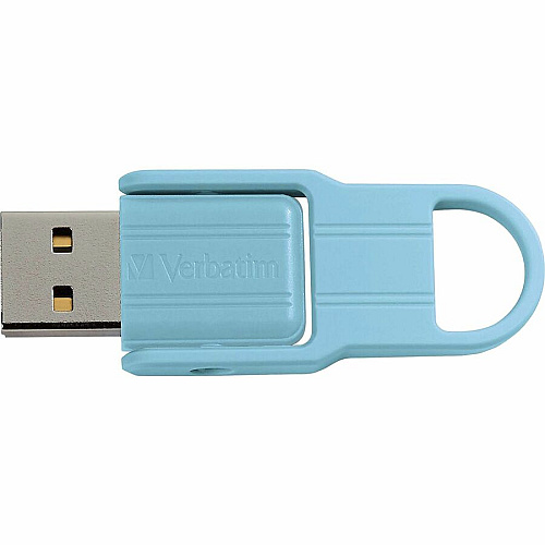 Microban 16GB Store 'n' Flip&reg; USB Flash Drive - 2pk- Berry, Blue 16 GB - USB 2.0 Type A - Blue, Berry - Lifetime Warranty - 2 / Pack (70377)