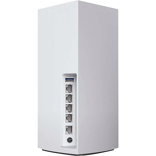 Linksys Velop MX5 Wi-Fi 6 IEEE 802.11ax Ethernet Wireless Router 2.40 GHz ISM Band - 5 GHz UNII Band - 662.50 MB/s Wireless Speed - 4 x Network Port - 1 x Broadband Port - USB - Gigabit Ethernet - Desktop (MX5300)