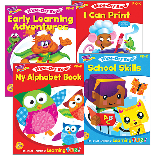Trend Wipe-off Book Learning Fun Book Set Printed Book Book (94913)