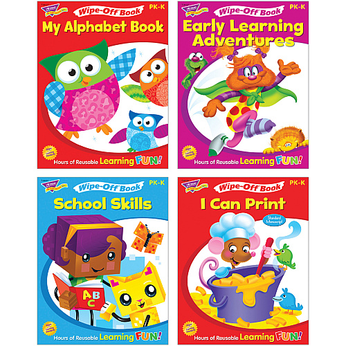 Trend Wipe-off Book Learning Fun Book Set Printed Book Book (94913)
