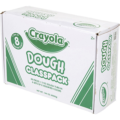 Crayola 8-Color Dough Classpack Modeling, Fun and Learning - Recommended For 2 Year - Assorted - 48 / Box (570174)