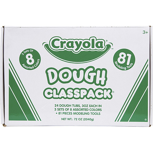 Crayola 8-Color Dough Classpack with Modeling Tools Modeling, Fun and Learning - Recommended For 2 Year - Assorted - 24 / Box (570172)
