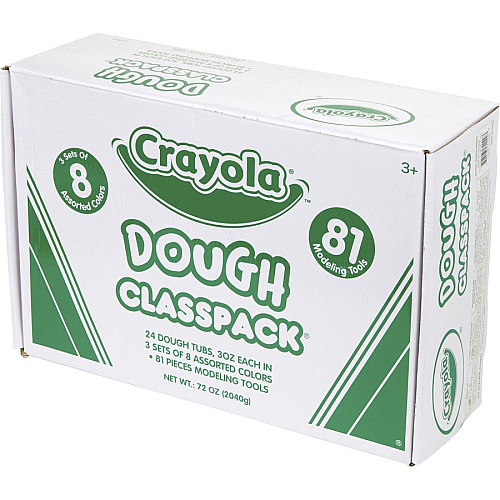 Crayola 8-Color Dough Classpack with Modeling Tools Modeling, Fun and Learning - Recommended For 2 Year - Assorted - 24 / Box (570172)