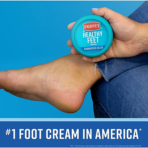 O'Keeffe's Healthy Feet Foot Cream Cream - 3.20 fl oz - For Dry Skin - Cracked/Scaly Skin, Rough Skin - Non-greasy, Moisturising - 1 Each (K0320005)