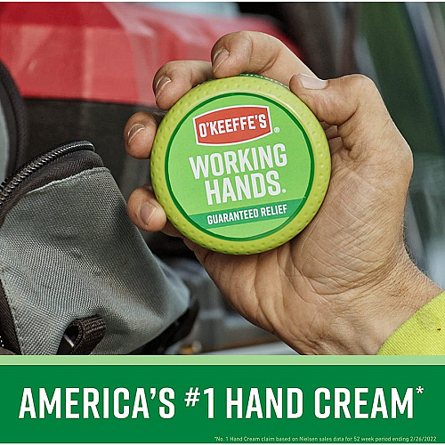 O'Keeffe's Working Hands Hand Cream Cream - 3.40 fl oz - For Dry Skin - Applicable on Hand - Cracked/Scaly Skin - Moisturising - 1 Each (K0350007)
