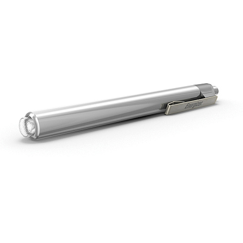 Energizer LED Pen Light LED - Bulb - 1 W - 6 lm Lumen - AAA - Battery - Stainless Steel - Drop Resistant - Silver - 4 / Carton (PLED23AEHCT)