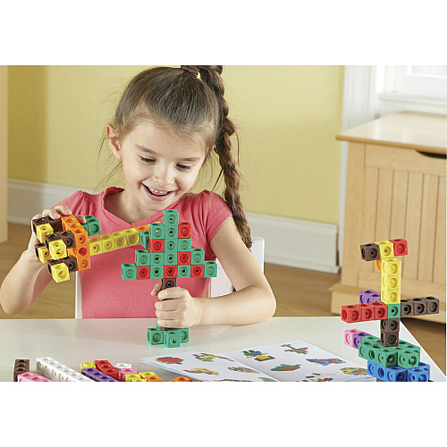 Learning Resources MathLink Cubes Big Builders Play Cube - 5-9 Year - Multi (LER9291)