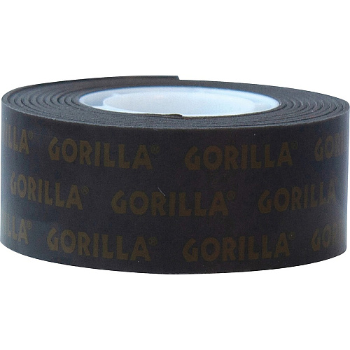 Gorilla Glue Gorilla Heavy Duty Mounting Tape 5 ft Length x 1" Width - Black - 1 Each (6055002)
