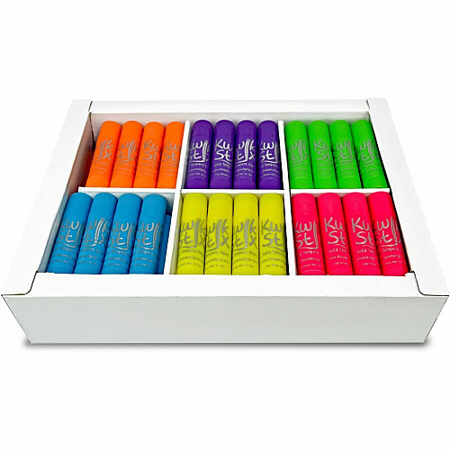 The Pencil Grip Kwik Stix Neon Solid Tempera Paint Assorted Neon - 72 / Box (626)