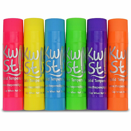 The Pencil Grip Kwik Stix Neon Solid Tempera Paint Assorted Neon - 72 / Box (626)