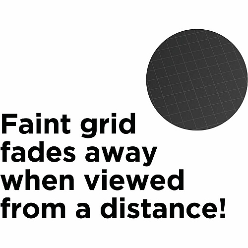 UCreate Faint 1/2" Grid Foam Board Chart, Wood, Graph, Decoration, Home, Art, Office, Craft, School Project, Mounting, Display, ... - 22" Width x 187.5 mil Thickness x 28" Length - Black - Foam, Polystyrene - 10 / Carton (CAR12007)