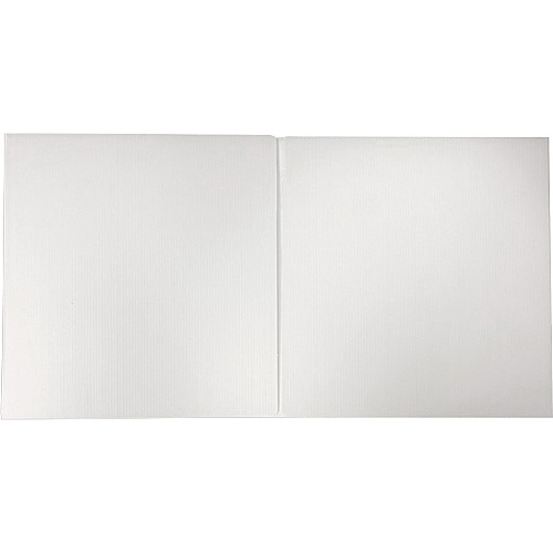 Flipside Products Flipside Tri-fold StudyCarrel 12" Height x 48" Width x 1.10" Length - White - Plastic - 12 / Pack (1997212)