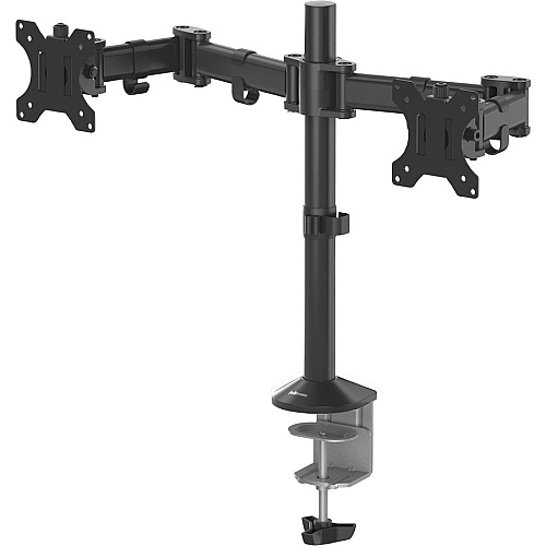 Fellowes Reflex Dual Monitor Arm 2 Display(s) Supported - 30" Screen Support - 48 lb Load Capacity - 1 Each (8502601)