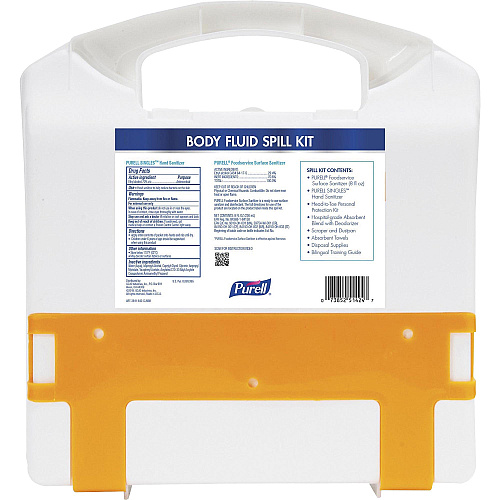 PURELL&reg; Body Fluid Spill Kit White, Clear - 8 / Carton (384108CLMSCT)