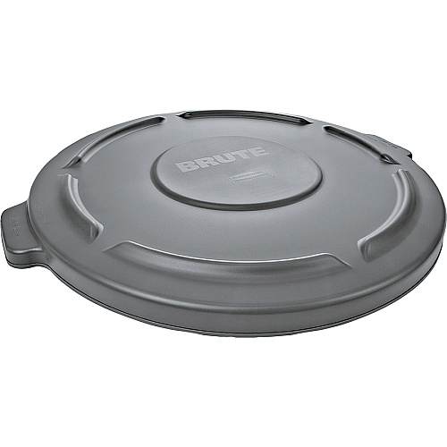 Rubbermaid Commercial Brute 20-gallon Container Lid Round - Plastic - Gray - 6 / Carton (261960GYCT)