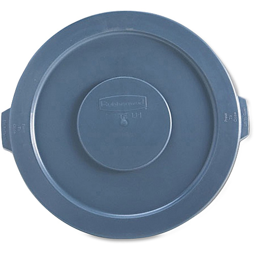 Rubbermaid Commercial Brute 55-gallon Container Lid Round - Plastic - Gray - 3 / Carton (265400GYCT)