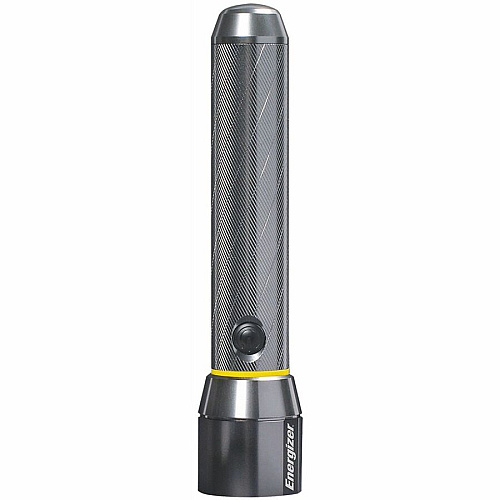 Energizer Vision HD Flashlight with Digital Focus LED - 1300 lm Lumen - 6 x AA - Battery - Metal - Chrome - 4 / Carton (EPMZH61ECT)