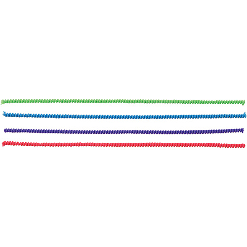 Creativity Street Spiral Chenille Stems Classroom, Home, Art Project - Recommended For 4 Year - 12" Height x 0.20" Width x 0.20" Length - Assorted - 50 / Bag (AC719001)