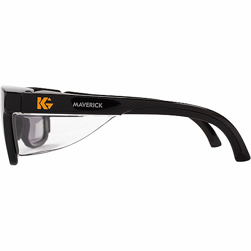 Kleenguard V30 Maverick Eye Protection Recommended for: Outdoor - Universal - Flying Particle, Fog, UVB, UVA, UVC Protection - Smoke Gray, Black - Anti-fog, Lens, Durable, Lightweight, Wraparound Lens, Comfortable, Anti-scratch, Nose Bridge, Sid (49311CT)