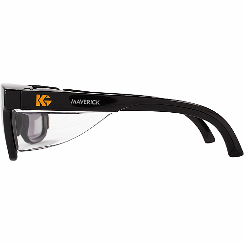 Kleenguard V30 Maverick Eye Protection Recommended for: Outdoor - Universal - Flying Particle, Fog, UVB, UVA, UVC Protection - Smoke Gray, Black - Anti-fog, Lens, Durable, Lightweight, Wraparound Lens, Comfortable, Anti-scratch, Nose Bridge, Sid (49311CT)