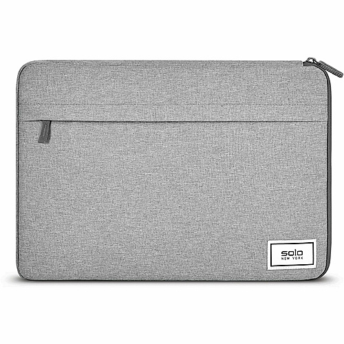 Solo Focus Carrying Case (Sleeve) for 15.6" Notebook - Gray Bump Resistant, Damage Resistant - 11.3" Height x 16.3" Width x 1" Depth - 1 Each (UBN10510)