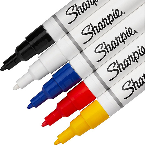 Sharpie Water Based Paint Medium Marker Point - Silver Ink - Water Based - 1 / Pack (1875050)