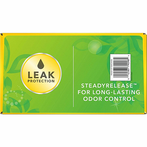 Glad ForceFlex Tall Kitchen Drawstring Trash Bags Gain Original with Febreze Freshness - 13 gal Capacity - 33.75 ft Length x 25.38 ft Width x 0.72 mil (18 Micron) Thickness - Drawstring Closure - White - Home, Office, Kitchen, Breakroom - 110 / Bo (79114)
