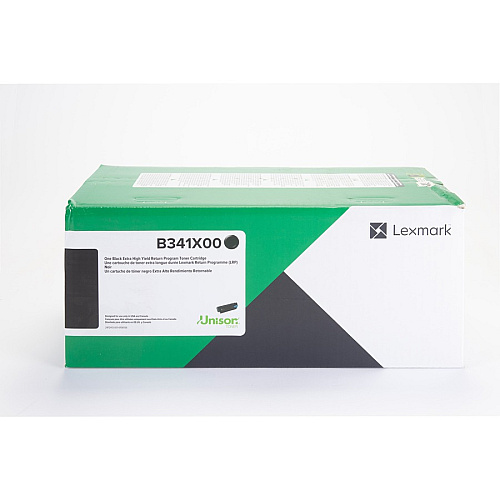 Lexmark Unison Original Extra High Yield Laser Toner Cartridge - Black - 1 Each 6000 Pages (B341X00)