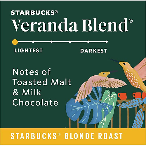 Starbucks&reg; K-Cup Veranda Blend Coffee Compatible with Drip-coffee Brewer - Blonde - K-Cup - Veranda Blend - 24 / Box (12434950)