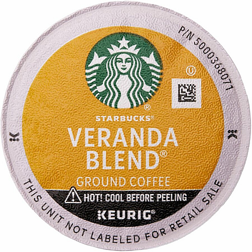 Starbucks&reg; K-Cup Veranda Blend Coffee Compatible with Drip-coffee Brewer - Blonde - K-Cup - Veranda Blend - 24 / Box (12434950)