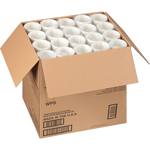 Starbucks We Proudly Serve 12 oz Hot Cups 12 fl oz - White, Green - Coffee, Hot Drink, Tea, Hot Chocolate, Cappuccino - 1000 / Carton (12434031)