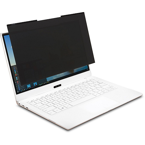Kensington MagPro 15.6" (16:9) Laptop Privacy Screen with Magnetic Strip For 15.6" Widescreen LCD Notebook - 16:9 - Fingerprint Resistant, Scratch Resistant, Damage Resistant - Polyethylene Terephthalate (PET) - Anti-glare - 1 Each - TAA Compli (K58353WW)