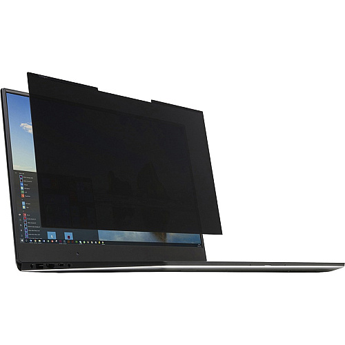 Kensington MagPro 15.6" (16:9) Laptop Privacy Screen with Magnetic Strip For 15.6" Widescreen LCD Notebook - 16:9 - Fingerprint Resistant, Scratch Resistant, Damage Resistant - Polyethylene Terephthalate (PET) - Anti-glare - 1 Each - TAA Compli (K58353WW)