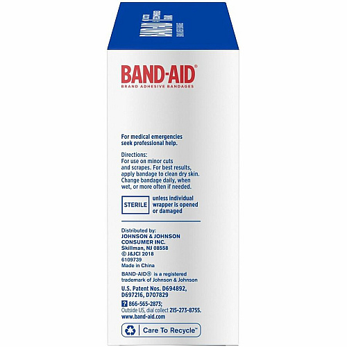 Band-Aid Flexible Fabric Adhesive Bandages 1" Length - Beige - Fabric - 100Box - 12 / Carton (4444CT)