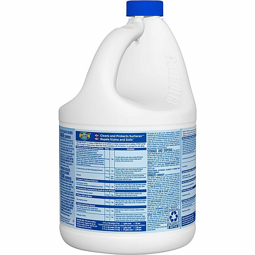 Clorox Germicidal Bleach Concentrate - 121 fl oz (3.8 quart) - Regular Scent - White - 1 Each (32429)
